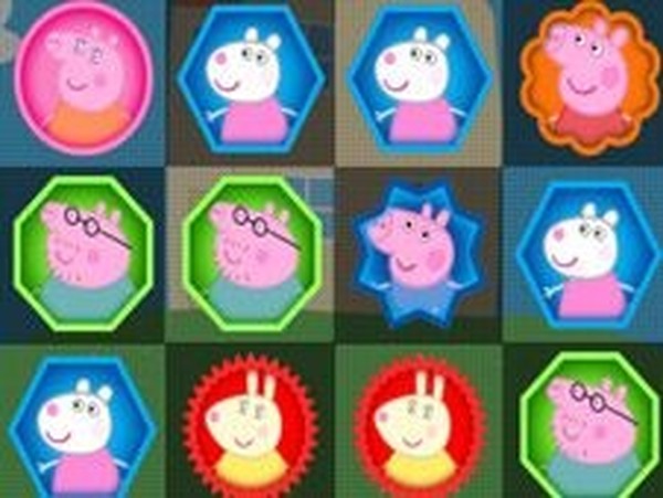 Peppa Pig 3 In A Row Puzzle