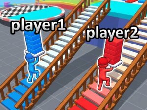 Stairs Race 2 Player Arcade