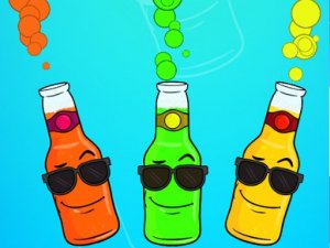 Bottle Stars Destroyer Arcade Game