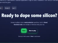 Electronic Physics Trivia Game
