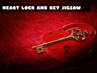 Heart Lock and Key Jigsaw Puzzle