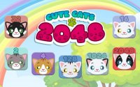 Cute Cats 2048 Merge Puzzle Online Game