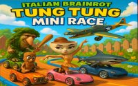 Italian Brainrot Tung Tung Mini Race: Wacky Backyard Racing Game