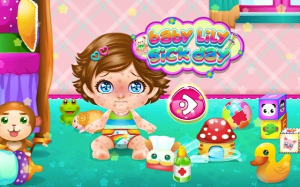 Baby Lily Sick Day: Baby Care Simulation Online Game