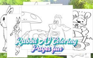 Rabbit Coloring Pages Art Studio