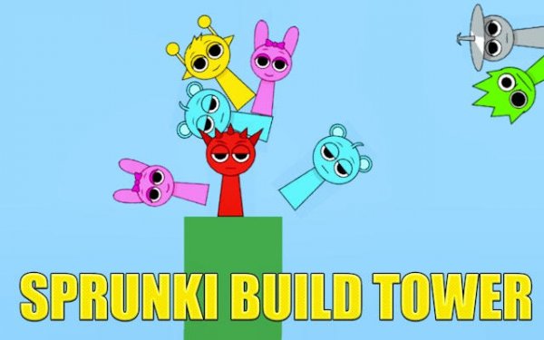 Sprunki Build Tower Online Physics Puzzle Game