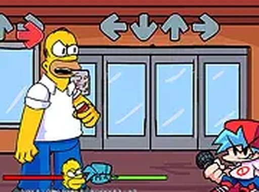 Homer Rhythm Duel Game