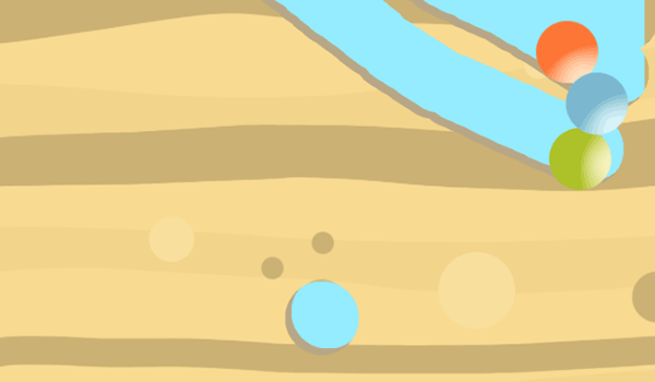 Sand Drawn Puzzle Game