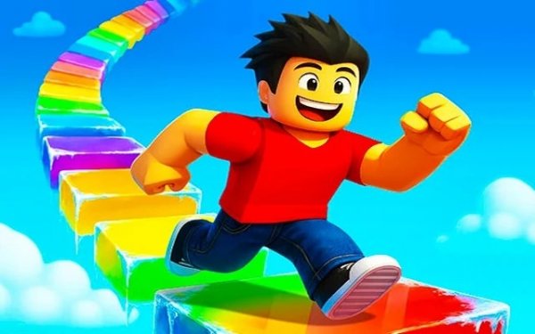 Obby Rainbow Tower Online Game